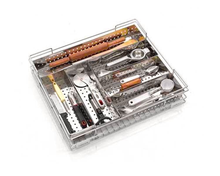 Perforated Cutlery Basket